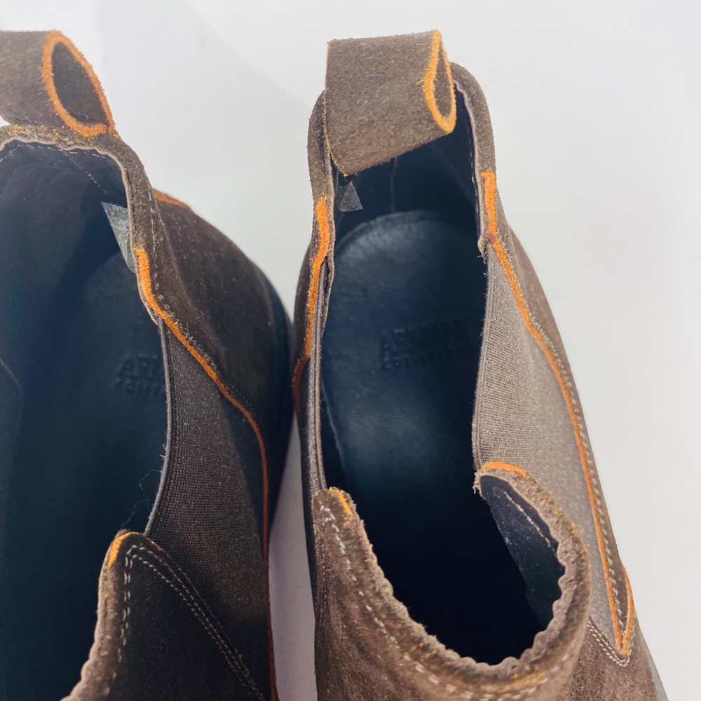 ARMANI COLLEZIONI**Brown Suede Boots**US 11*$895 - Picture 6 of 7